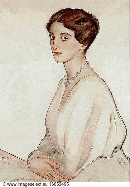Sorin Savely Abramovich - Portrait of Nadezhda Petrovna Princess of Russia - Russian School - 19th Century.