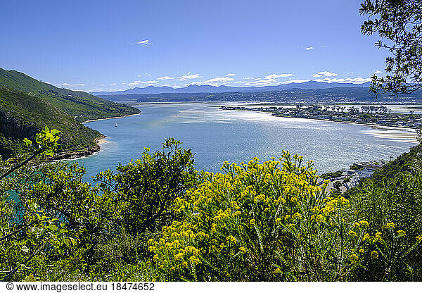 South Africa  Eastern Cape  View of Knysna Lagoon in summer