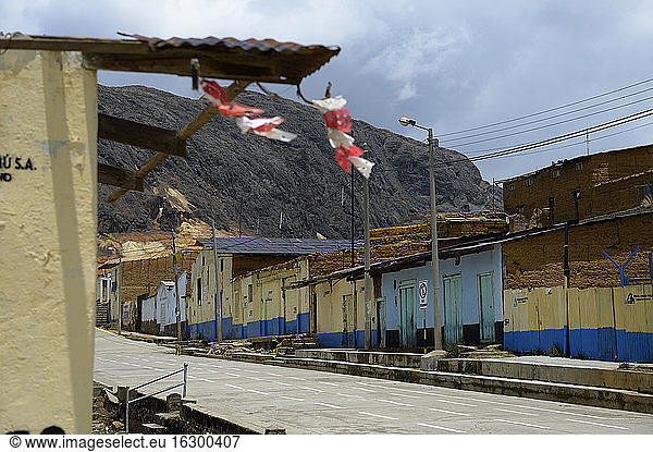 South America  Peru  Jujiy Province  Morocha  Ghost village  Deserted houses