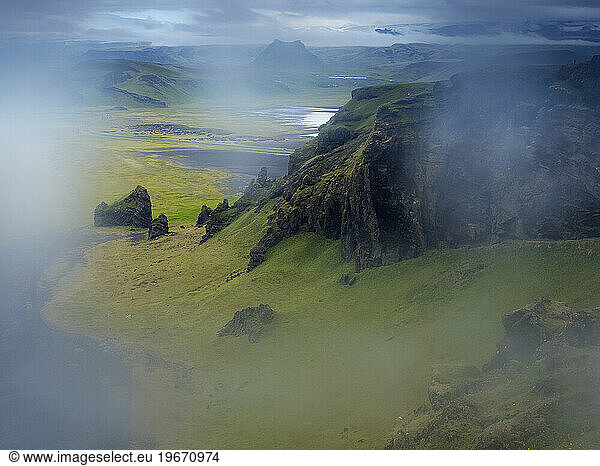 south coast of Iceland  not far from the village Vik
