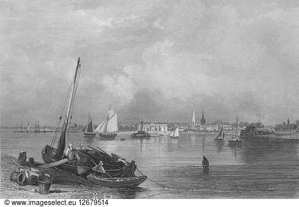 Southampton 1859. Künstler: Edward Francis Finden.