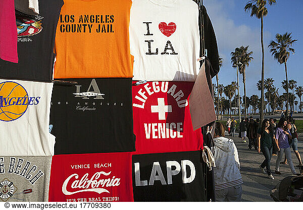 Souvenir T-Shirts From Los Angeles; Los Angeles  California  United States Of America