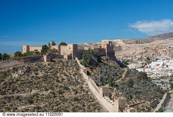 Spain  Almeria City  Almeria Alcazaba Castle