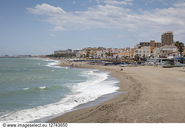 Spain  Andalusia  Costa del Sol  Torremolinos  beach