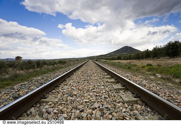 Spain  Andalusia  Railway track