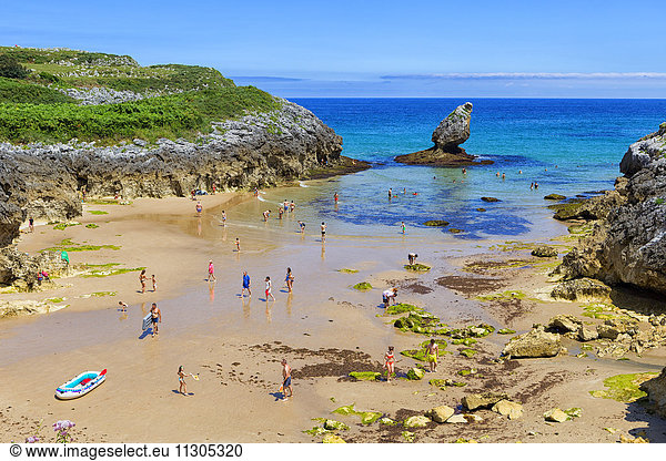 Spain  Asturias  Buelna beach