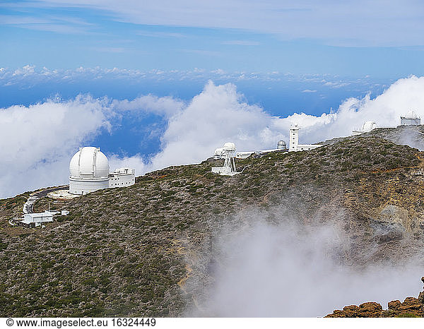Spain  Canary Islands  La Palma  Observatory at Roque de los Muchachos