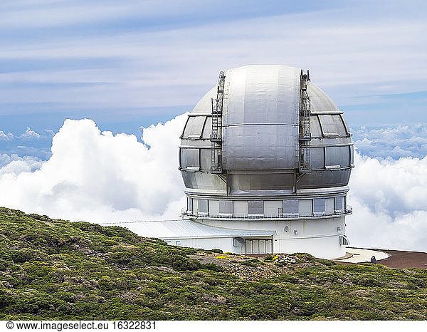 Spain  Canary Islands  La Palma  Observatory at Roque de los Muchachos  Gran Telescopio Canarias