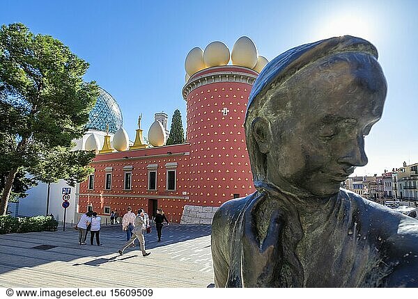 Spain  Catalonia  Figueras  Dali Theatre and Museum dedicated to the artist Salvador Dali in his home town of Figueras