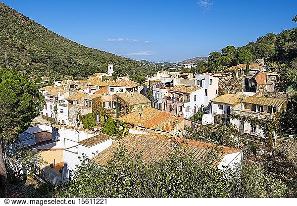 Spain  Catalonia  surroundings of Port de la Selva  La Selva de Mar little village