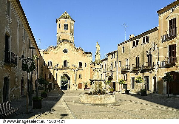 Spain  Catalonia  Tarragona Province  Alt Camp comarca  La ruta del Cister  Aiguamurcia  monastery of Santes Creus