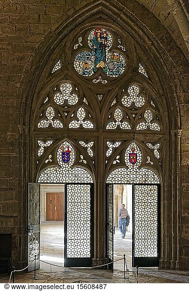 Spain  Catalonia  Tarragona Province  Alt Camp comarca  La ruta del Cister  monastery of Vallbona De Les Monges  chapterhouse
