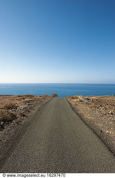 Spain  Fuerteventura  Costa Calma  coast area