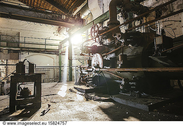 Spain  Granada  Salobrena  Interior of abandoned sugar factory