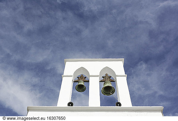 Spain  Lanzarote  Puerto del Carmen  Bell tower