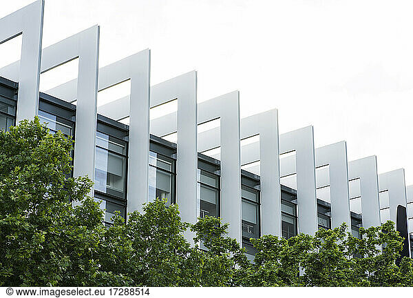 Spain  Madrid  Modern exterior of Repsol Campus headquarters