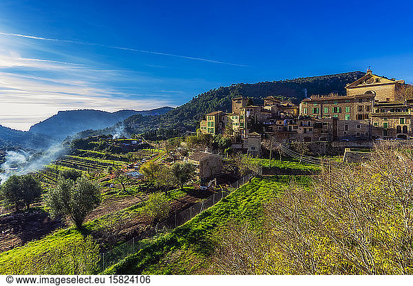 Spain  Mallorca  Valldemossa  mountain village
