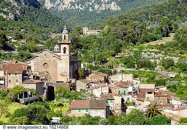 Spain  Mallorca  View of Valldemossa