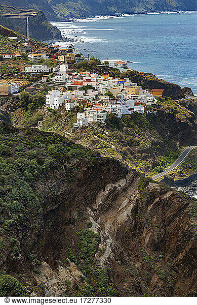 Spain  Province of Santa Cruz de Tenerife  Almaciga  Secluded village on rugged shore of Tenerife island