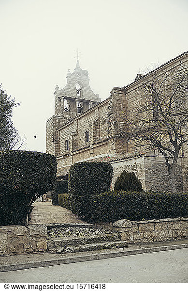 Spain  Valverde de Campos  Exterior of church