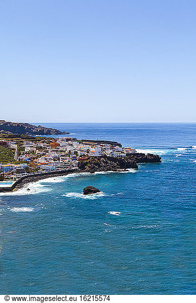 Spain  View of fishing village of San Juan de la Rambla