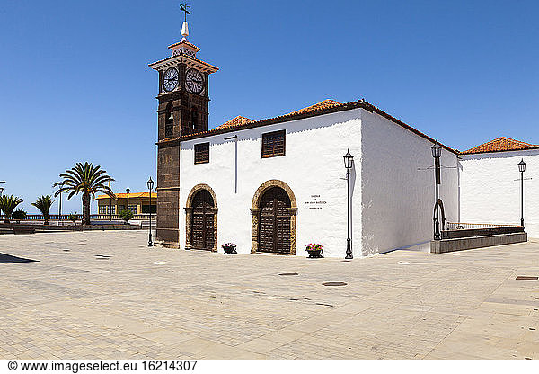 Spain  View of San Juan Bautistain church
