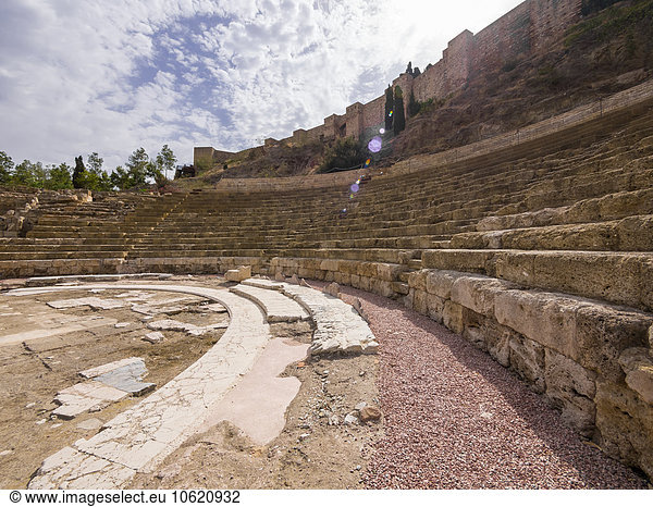 Spanien  Andalusien  Provinz Malaga  Römisches Theater