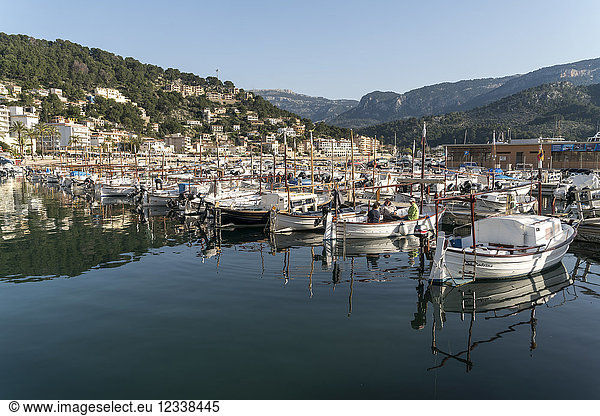 Spanien  Balearische Inseln  Mallorca  Port de Soller  Hafen