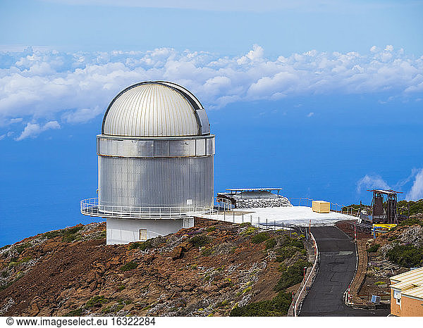 Spanien  Kanarische Inseln  La Palma  Sternwarte am Roque de los Muchachos  Nordisches Optisches Teleskop