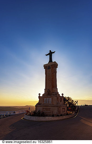 Spanien  Menorca  Monte Toro  Christusstatue