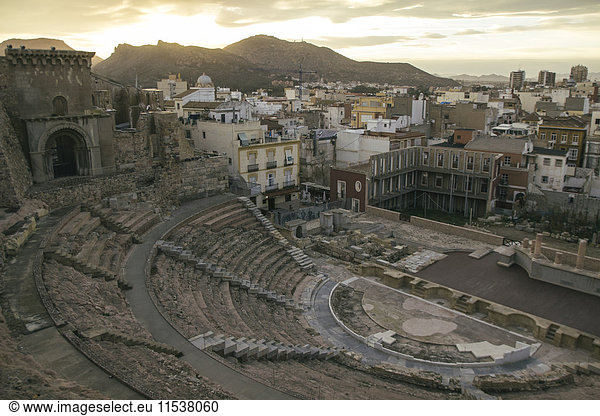 Spanien  Murcia  Römisches Amphitheater in Cartagena