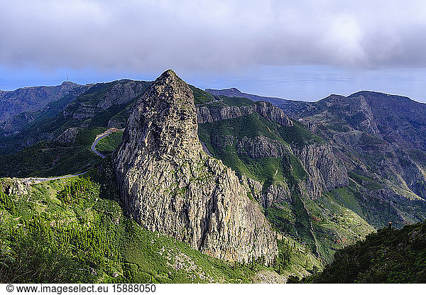 Spanien  Provinz Santa Cruz de Tenerife  Felsformation Roque de Agando