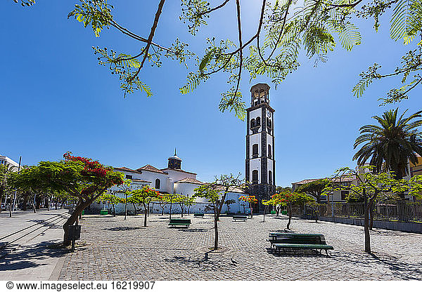 Spanien  Santa Cruz de Tenerife  Blick auf die Kirche Unsere Liebe Frau der Empfängnis