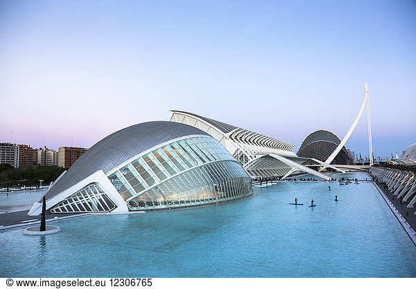 Spanien  Valencia  Stadt der Künste und Wissenschaften  L'Hemispheric