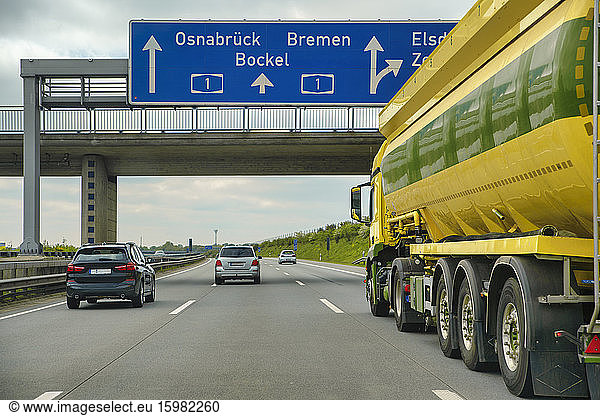Special transport on motorway