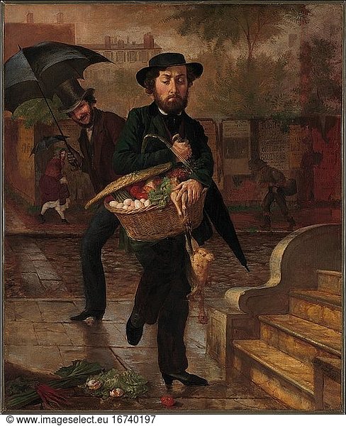 Spencer  Lilly Martin; 1822–1902. Young Husband: First Marketing. Painting  1854. Oil on canvas  74.9 × 62.9 cm.
Inv. No. 2015.401
New York  Metropolitan Museum of Art.