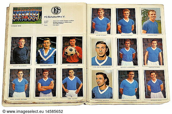 sports  football  team  FC Schalke 04  football scrapbook  national league  team  Bundesliga season 1965/66 with Klaus Fichtel  Friedel Rausch  Germany  1965  football  soccer  ootballs  soccer balls  soccer club  Bundesliga match  football collecting picture  collecting picture  collecting pictures  collector cards  trading card  collectible card  football tableau  collecting  collect  football album  miner album  paste into  pasting into  pasted into  sports  sports history  club history  still  clipping  cut out  cut-out  cut-outs  1960s  60s  20th century  hobby-horse  hobbyhorse  leisure activity  leisure activities  leisure-time activity  leisure-time activities  hobby  fad  fads  hobbies  leisure time  free time  spare time  footballer  footballers  kicker  historic  historical  men  man  male  people