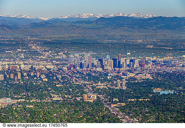 Spring in Denver  CO - Aerial