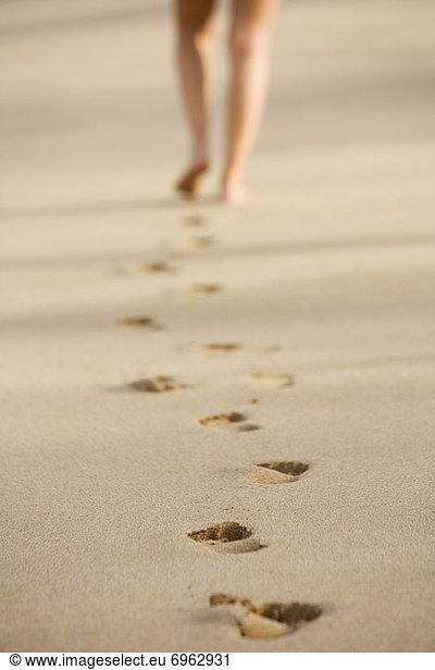 Spuren im Sand