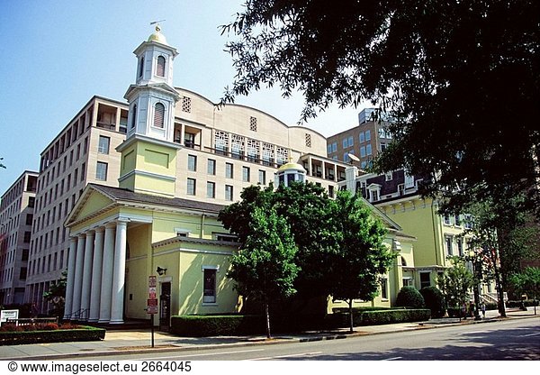 St John´s Episkopalkirche  bekannt als die President´s Kirche  Lafayette Square  Washington  DC  USA