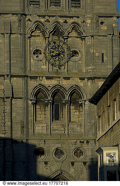 St Mary's Church Viewed From St Mary's Street; Stamford  Lincolnshire  England