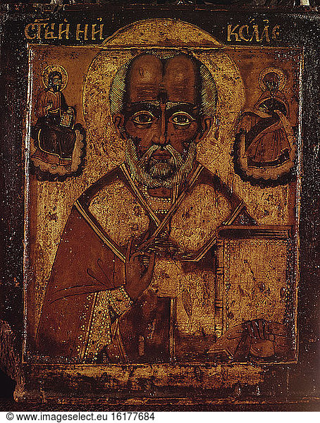 St. Nicholas / Serbian icon
