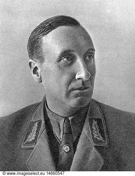 StÃ¼rtz  Emil  15.11.1892 - nach 21.4.1945  dt. Politiker (NSDAP)  Gauleiter der Mark Brandenburg 1936 - 1945  Portrait  um 1938