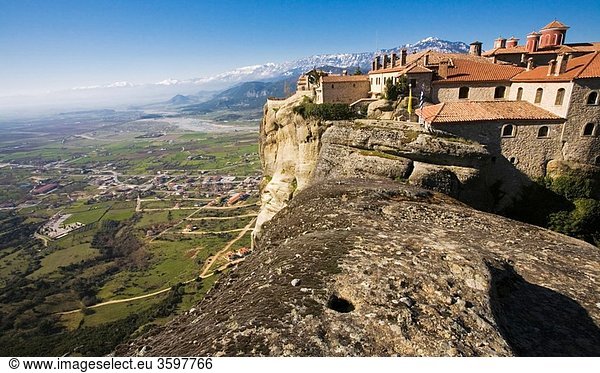 St. Stephans Nunnery. (Agios Stefanos). Meteora. UNESCO. World Heritage Site. Thessaly. Greece.