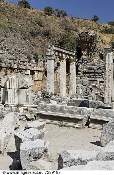 Staatsagora,  Obere Agora,  Marktplatz,  UNESCO Weltkulturerbe,  Ephesos,  Ephesus,  Efes,  Izmir,  türkische Ägäis,  Westtürkei,  Türkei,  Asien