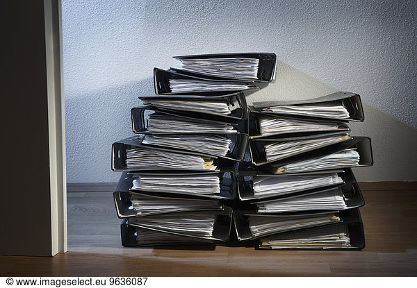 Stack of file folders