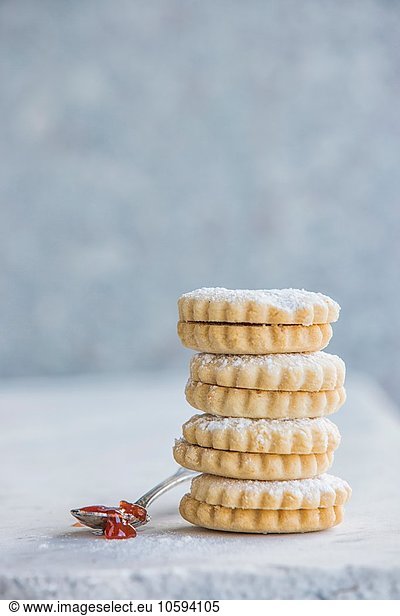 Stack of Italian cookies