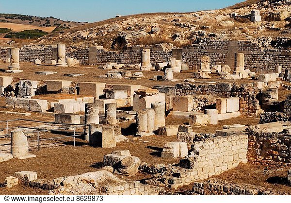 Stadt  Ausgrabungsstätte  Ruine  römisch  Spanien