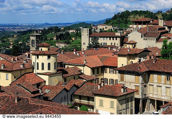 Stadt Bergamo Italien Lombardei alt