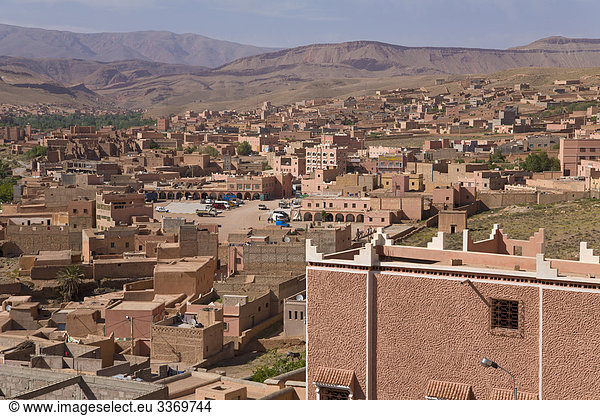 Stadt der Boulmane Dades  Dades Tal  Marokko